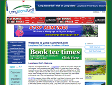 Tablet Screenshot of longislandgolf.com
